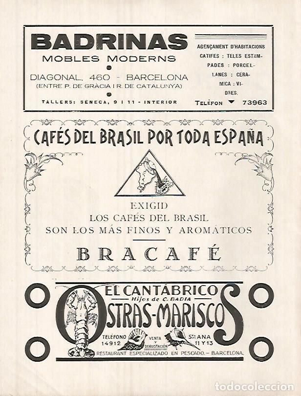 Postais: LAMINA 12298: Listado de hoteles y fondas de Barcelona - Varios