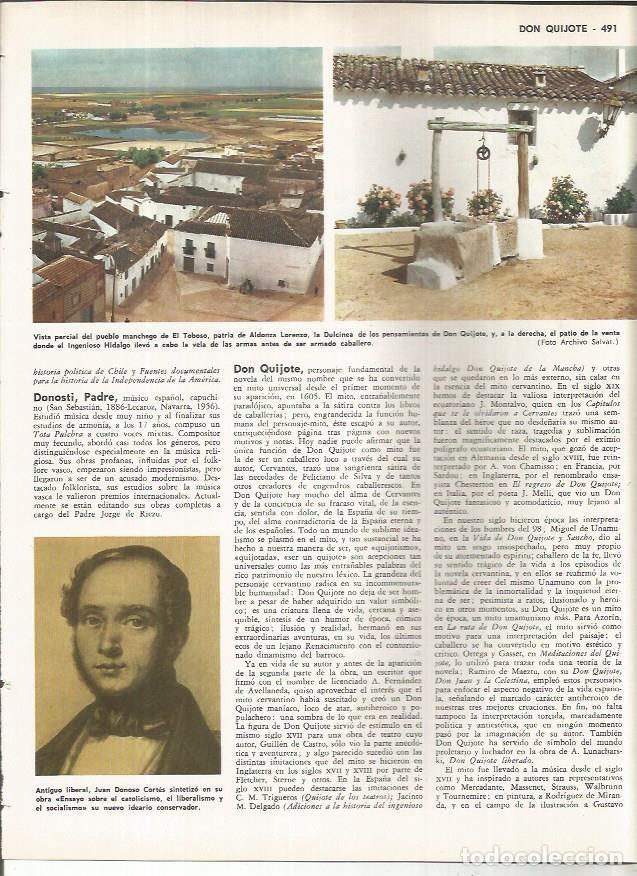 Postais: LAMINA MONITOR 01183: Vistas de El Toboso, Toledo - Varios