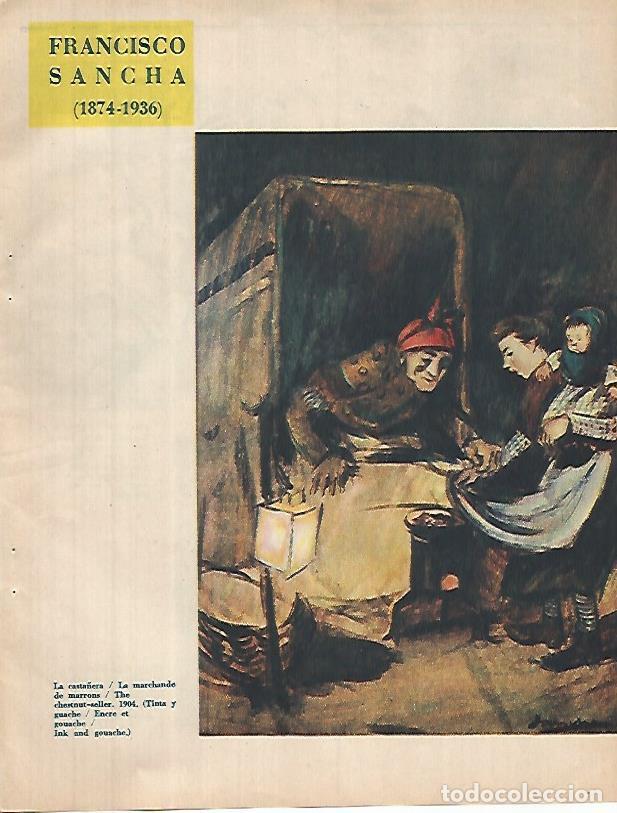 Postales: LAMINA 12345: La casta&ntilde;era por Francisco Sancha - Varios