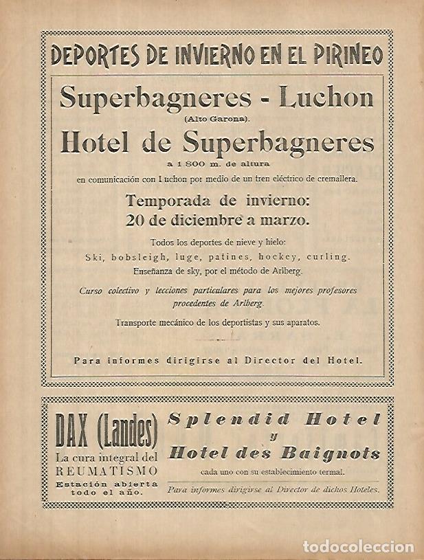 Cartoline: LAMINA 12318: Publicidad Hotel des Baignots - Varios