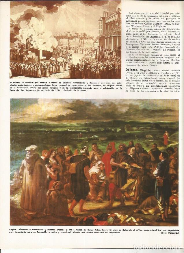 Cartoline: LAMINA MONITOR 01161: Comediantes y bufones arabes, por E. Delacroix - Varios