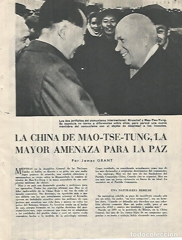 Cartoline: LAMINA 12376: Kruschef y Mao Tse Tung - Varios