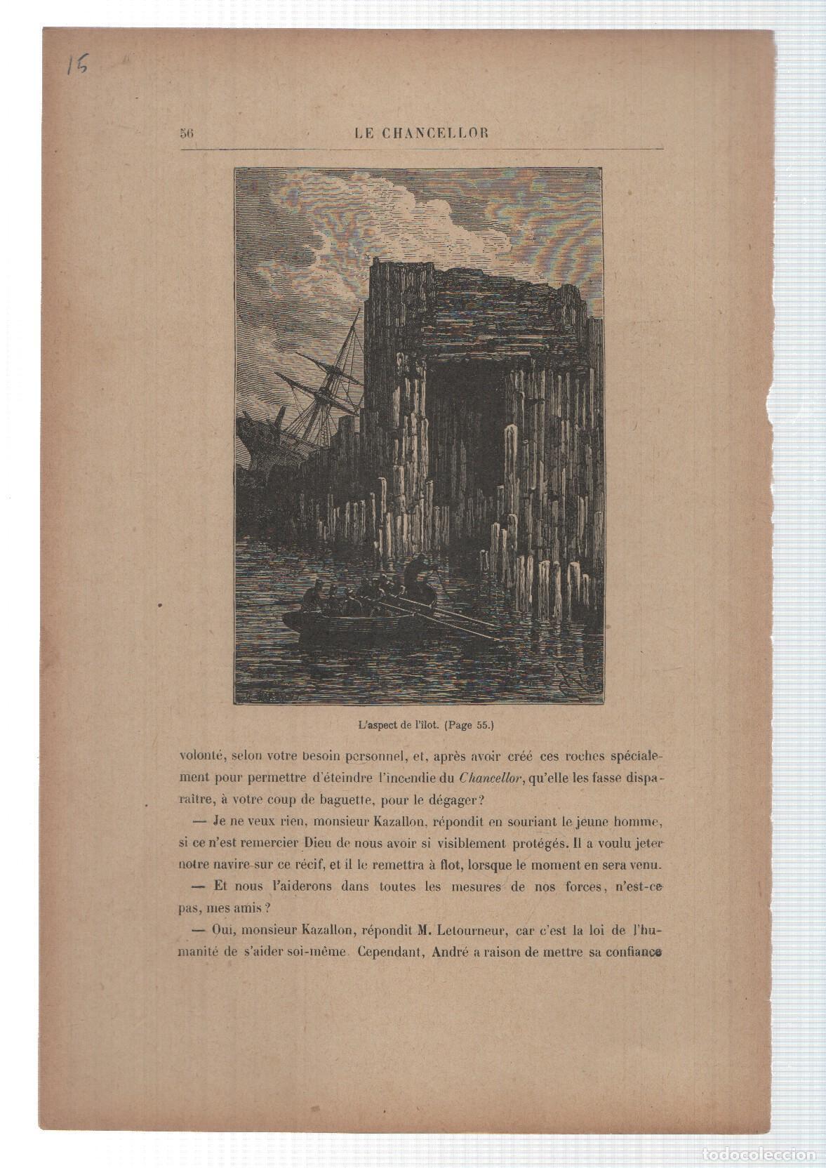 Postkarten: Le Chancellor de Jules Verne lamina 15