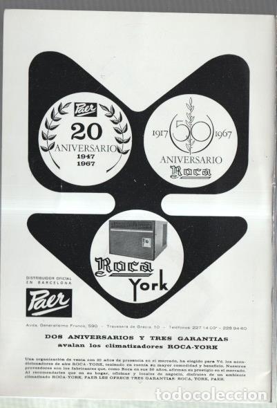 Postais: El Liceo: Lamina/pagina numerada 03: propaganda firma comercial ROCA -