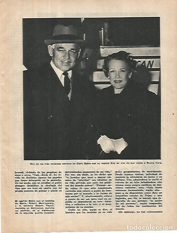 Postcards: LAMINA 12386: Clark Gable y su esposa - Varios