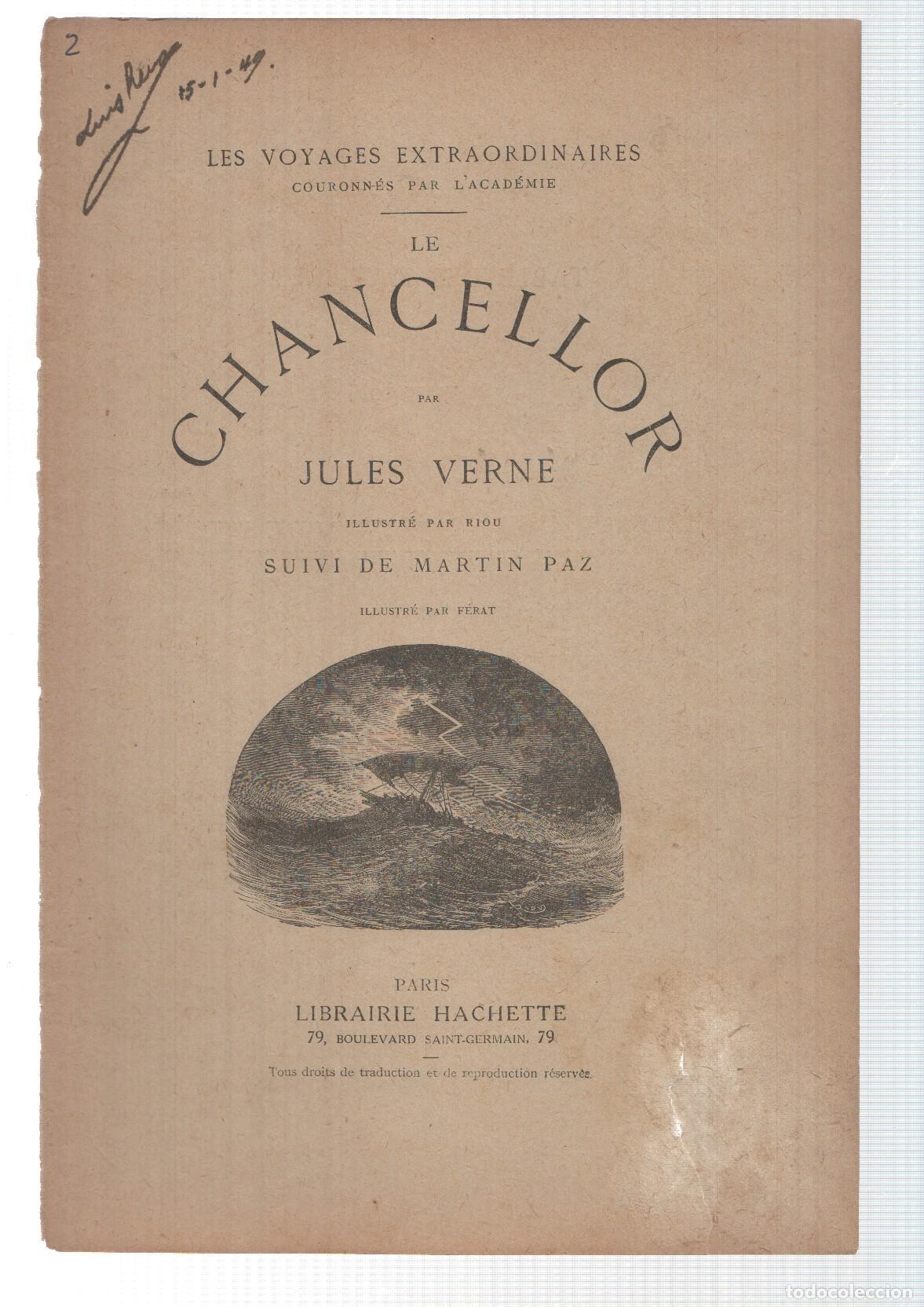 Postales: Le Chancellor de Jules Verne lamina 02