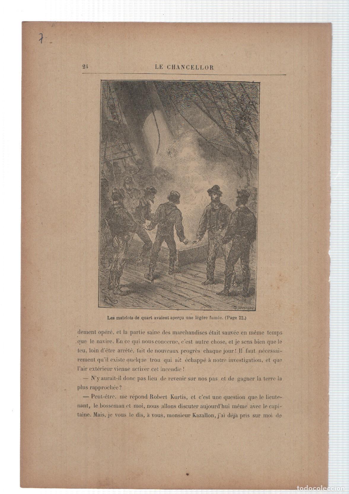 Postkarten: Le Chancellor de Jules Verne lamina 07