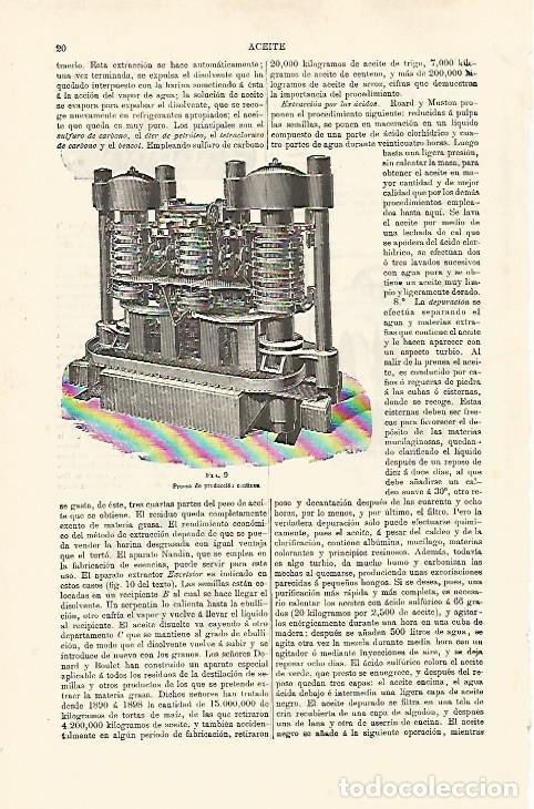 Cartes Postales: LAMINA ESPASA 31313: Prensa de produccion de aceite - Varios