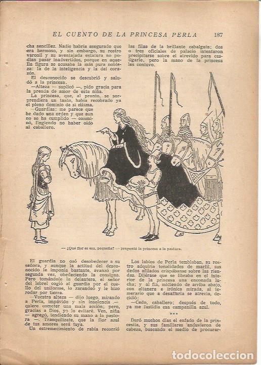 Cartes Postales: LAMINA 27176: Dibujo para El cuento de la princesa Perla - VVAA