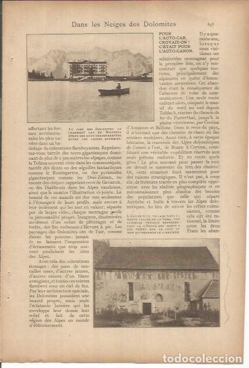 Cartes Postales: LAMINA 27251: Lago de Misurina - VVAA