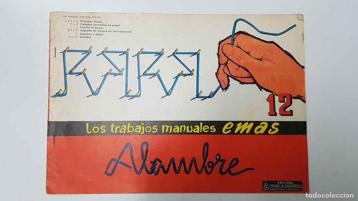 Postkarten: Los trabajos manuales EMAS num 12 (contiene 13 laminas) - Alambre. Instrucciones para trabajar con e