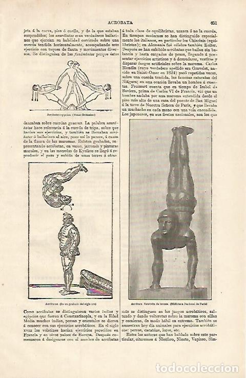 Postkarten: LAMINA ESPASA 31361: Acrobatas - Varios