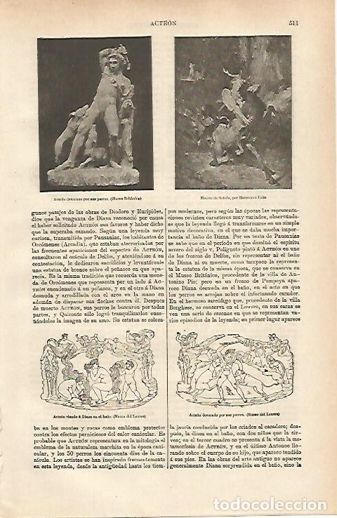 Postkarten: LAMINA ESPASA 31366: Acteon - Varios