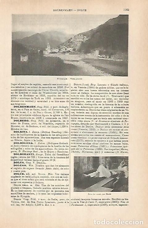 Postkarten: LAMINA ESPASA 31457: Vista de Dolceacqua Italia - Varios