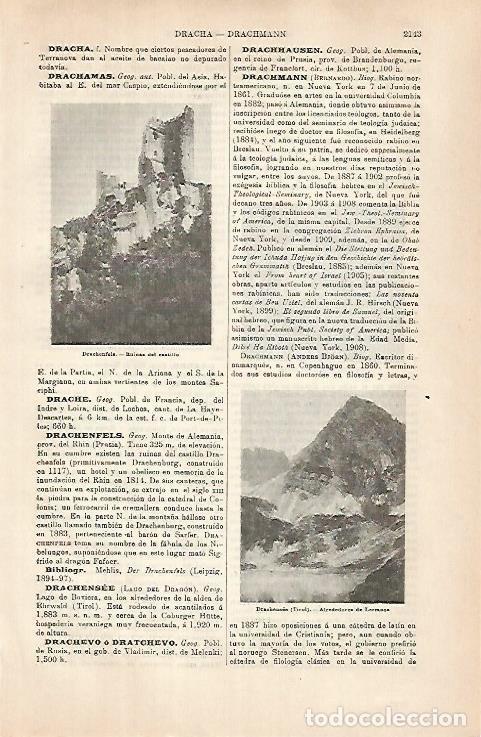 Cartoline: LAMINA ESPASA 31527: Castillo de Drachenfels Alemania - Varios