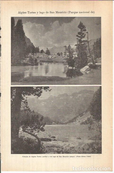 Cartoline: LAMINA ESPASA 37984: Parque de Aigues Tortes y lago San Mauricio - Varios