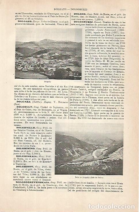 Postkarten: LAMINA ESPASA 31459: Dolgelly Inglaterra - Varios