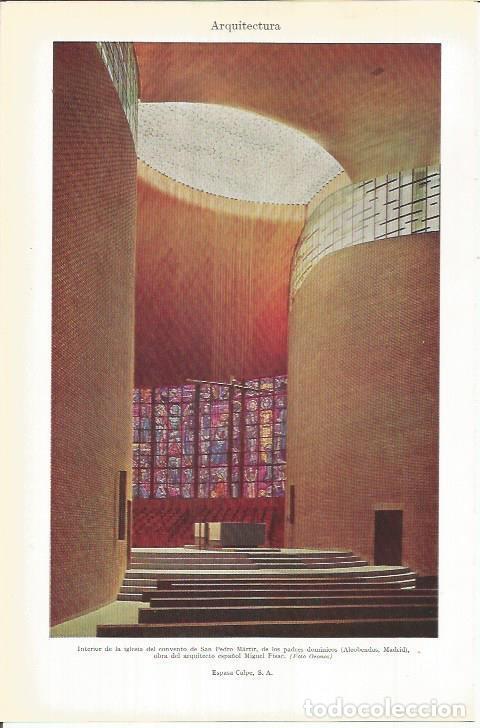 Postkarten: LAMINA ESPASA 38112: Interior de la iglesia de San Pedro Martir en Alcobendas, Madrid - Varios