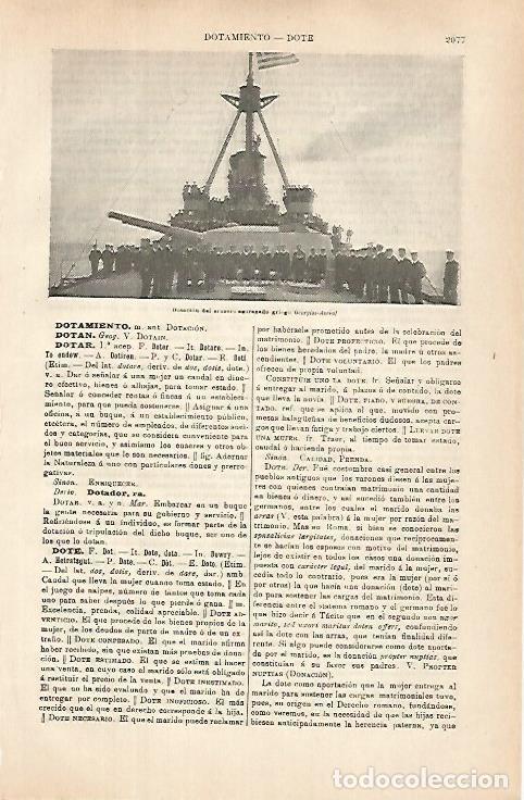 Postkarten: LAMINA ESPASA 31514: Dotacion del Georgios Averof de Grecia - Varios