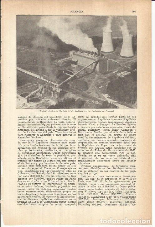 Postcards: LAMINA ESPASA 38152: Central termica de Carling, Francia - Varios