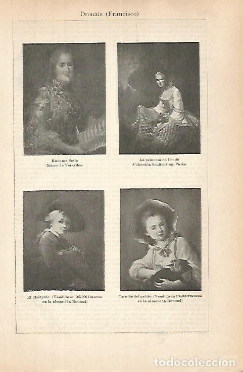 Postcards: LAMINA ESPASA 31544: Retratos por F. Drouais - Varios