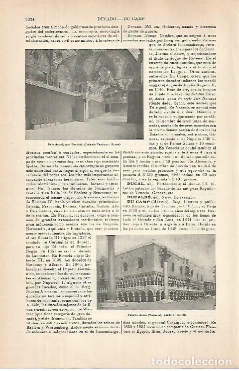 Postcards: LAMINA ESPASA 31559: Sala Ducal por Bernini - Varios