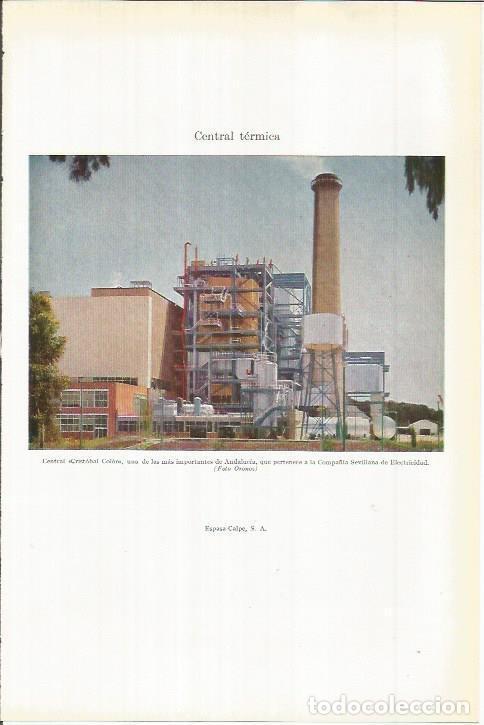 Postcards: LAMINA ESPASA 38104: Central Cristobal Colon en Andalucia - Varios