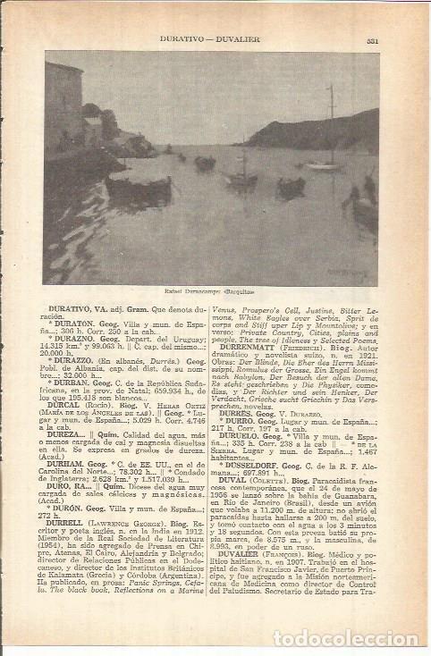 Cartes Postales: LAMINA ESPASA 38094: Barquitas, por Rafael Durancamps - Varios