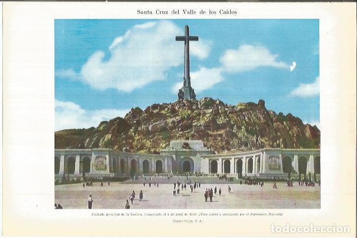 Cartes Postales: LAMINA ESPASA 38099: El Valle de los Caidos - Varios