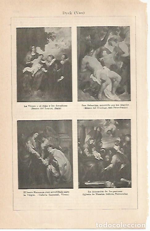 Cartoline: LAMINA ESPASA 31623: Obras por Van Dyck - Varios