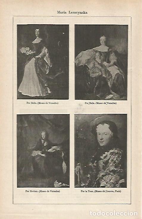 Postcards: LAMINA ESPASA 31670: Maria Leszcynska - Varios