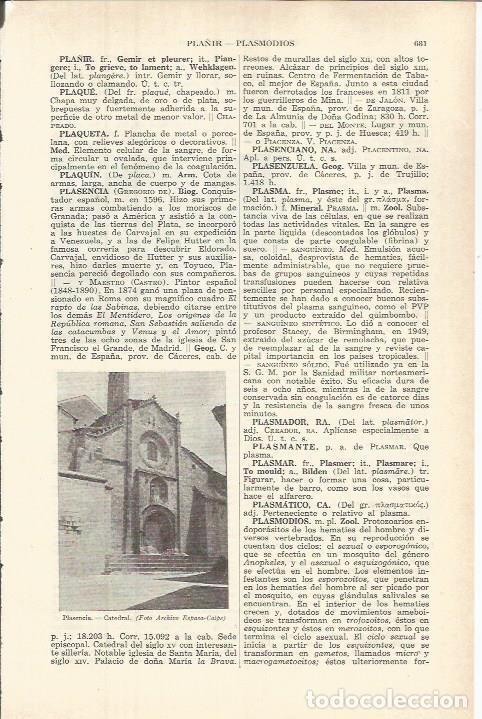 Postkarten: LAMINA ESPASA 37815: Catedral de Plasencia - Varios