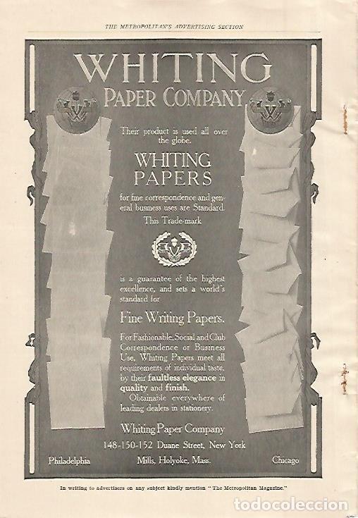 Postkarten: LAMINA 12416: Publicidad Whiting Paper Company - Varios
