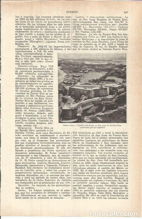 Postkarten: LAMINA ESPASA 37846: Castillo del Morro en San Juan de Puerto Rico - Varios