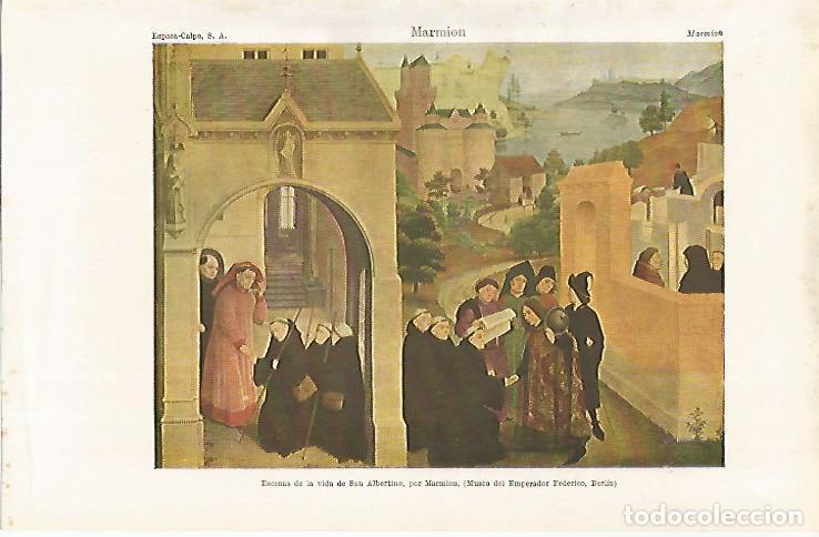 Postkarten: LAMINA ESPASA 31694: Escenas de la vida de San Albertino por Marmion - Varios