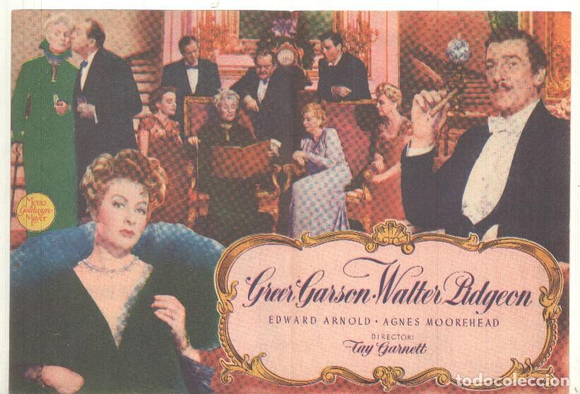 Postales: Programa de cine: La se&ntilde;ora Parkington con Edwar Arnold y Agnes Moorehead - Foto 1