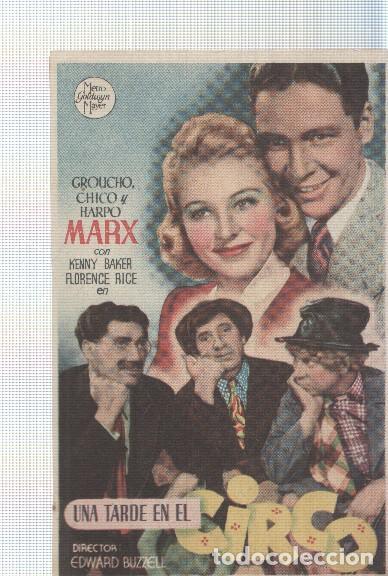 Postales: Programa de cine: Una tarde en el circo con los hermanos Marx - Foto 1