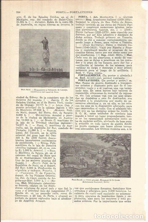 Postkarten: LAMINA ESPASA 37832: Monumento a Lesseps en Port Said - Varios