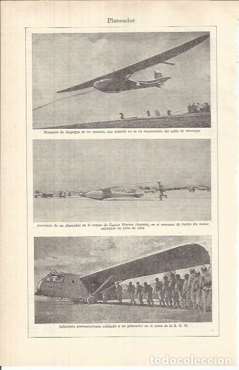 Postcards: LAMINA ESPASA 37813: Planeador - Varios