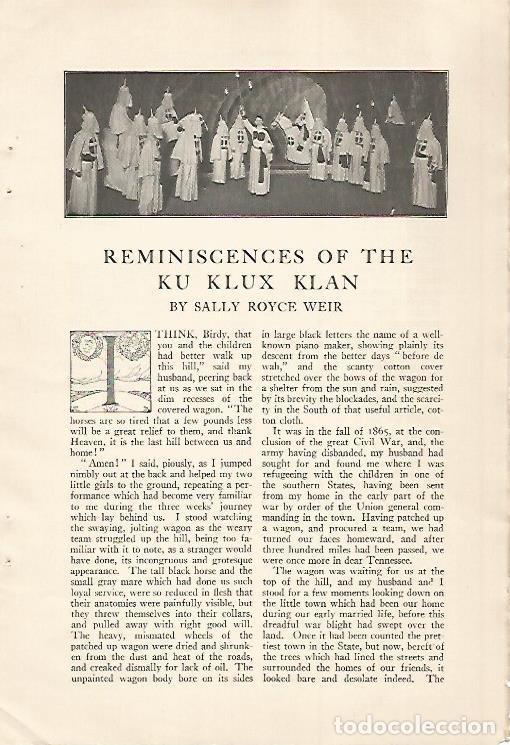 Postcards: LAMINA 12462: Ku Klux Klan - Varios