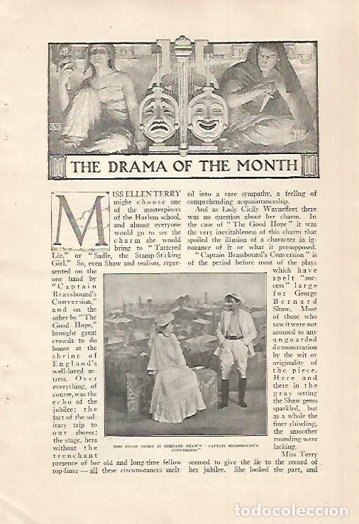 Postcards: LAMINA 12464: Ellen Terry en Las conversaciones del Capitan Brassbound - Varios