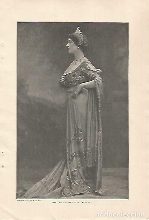 Postcards: LAMINA 12470: Lina Cavalieri - Varios