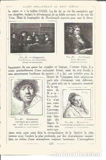 Postcards: LAMINA V00218: Pinturas y dibujos, por Rembrandt - Salomon Reinach