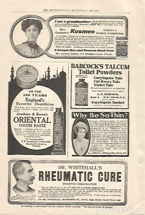 Cartes Postales: LAMINA 12475: Publicidad de Oriental Tooth Paste - Varios