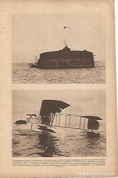 Cartes Postales: LAMINA 12529: Hidroavion y defensa nautica en Portsmouth - Varios