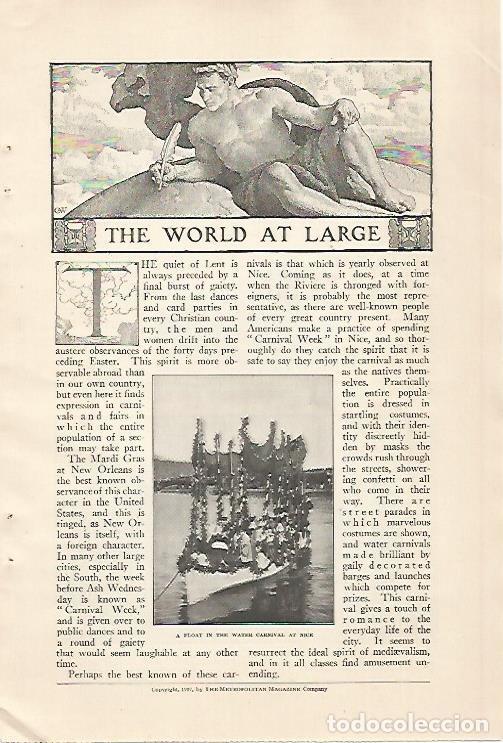 Postais: LAMINA 12456: Barco en el Carnaval de Niza - Varios