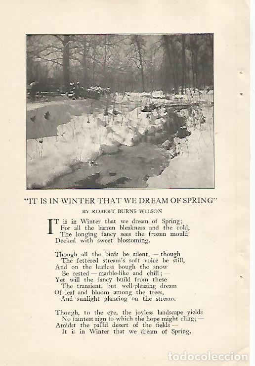 Cartes Postales: LAMINA 12461: Foto para el poema de Robert Burns Wilson - Varios