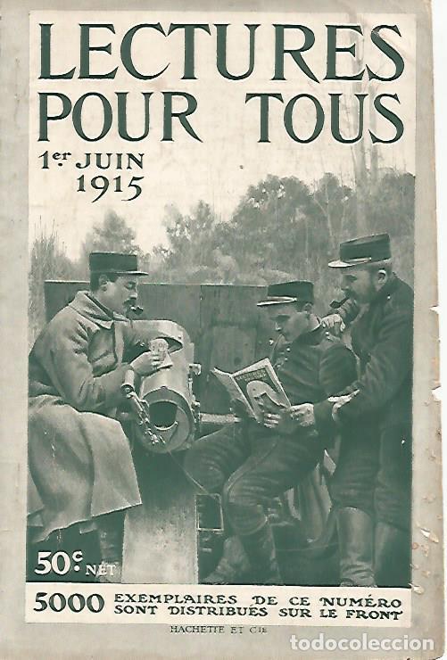 Cartes Postales: LAMINA 12516: Portada de Lectures pour tous del 1 de junio de 1915 - Varios