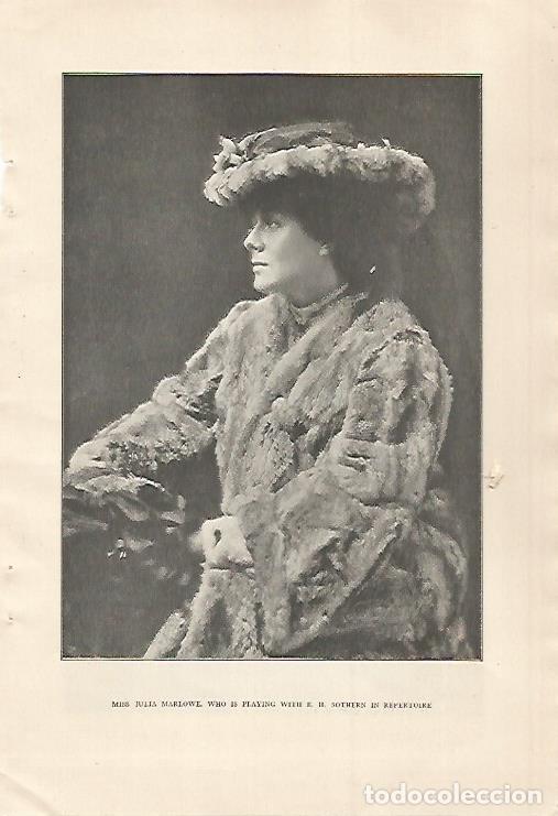 Cartes Postales: LAMINA 12467: Julia Marlowe - Varios