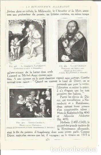 Postais: LAMINA V00210: La Caridad, retrato de Vieillard y Hercules y Onfalia, por Lucas Cranach - Salomon Re